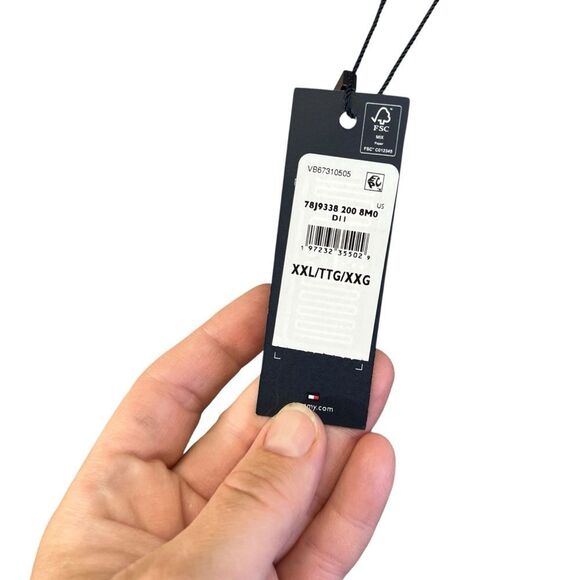 NWT XXL 100% cotton Tommy Hilfiger crewneck sweater cable knit - Picture 6 of 15